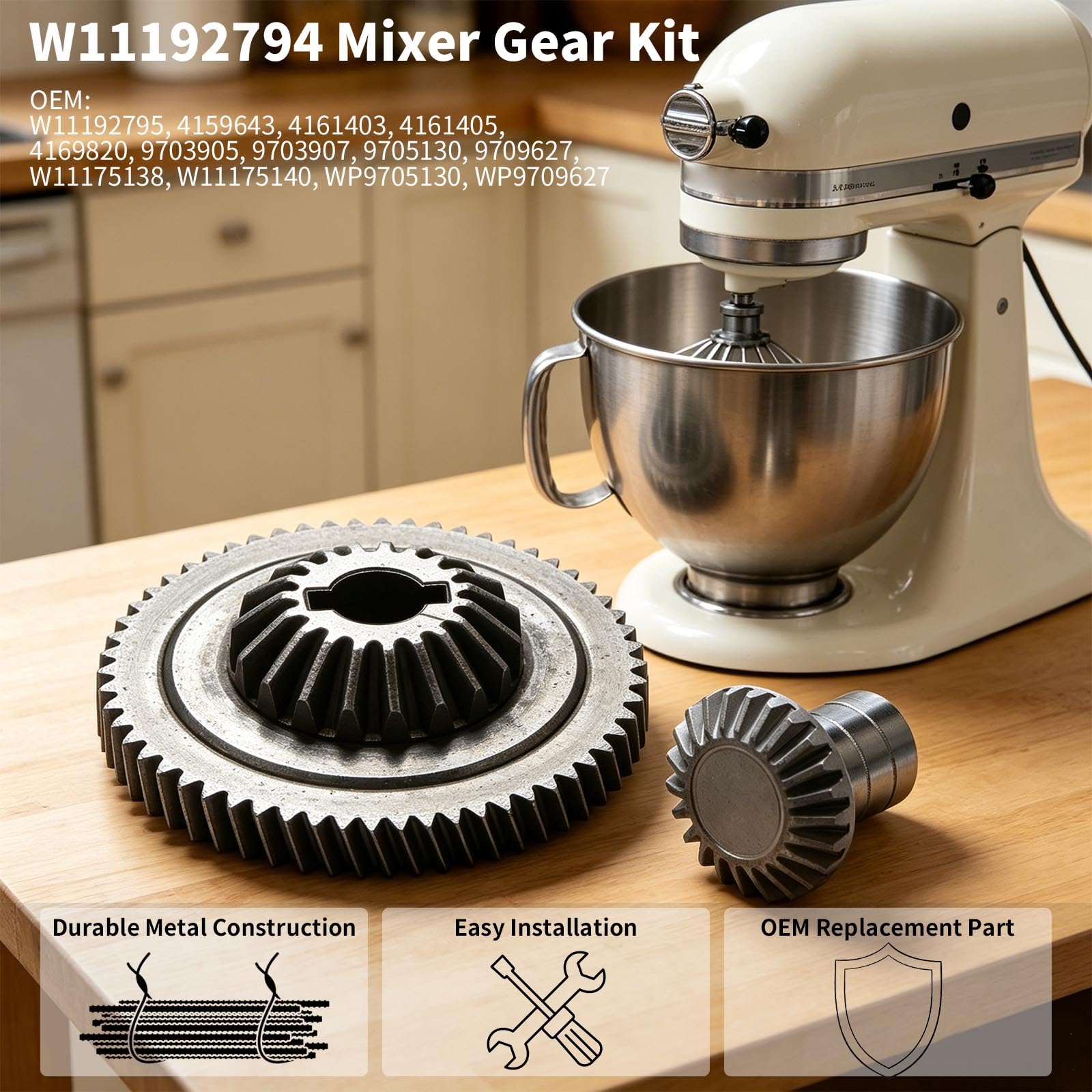 Amazon | スタンドミキサー用 ギアハブ修理キット KitchenAid用対応